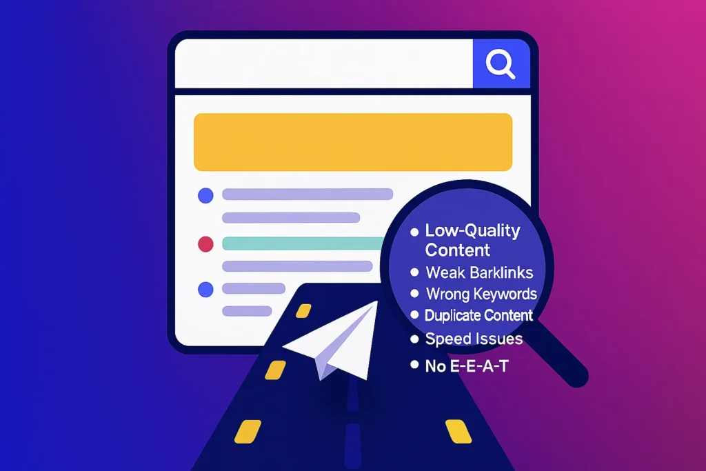 Common Reasons Blogs Get Indexed but Don’t Rank