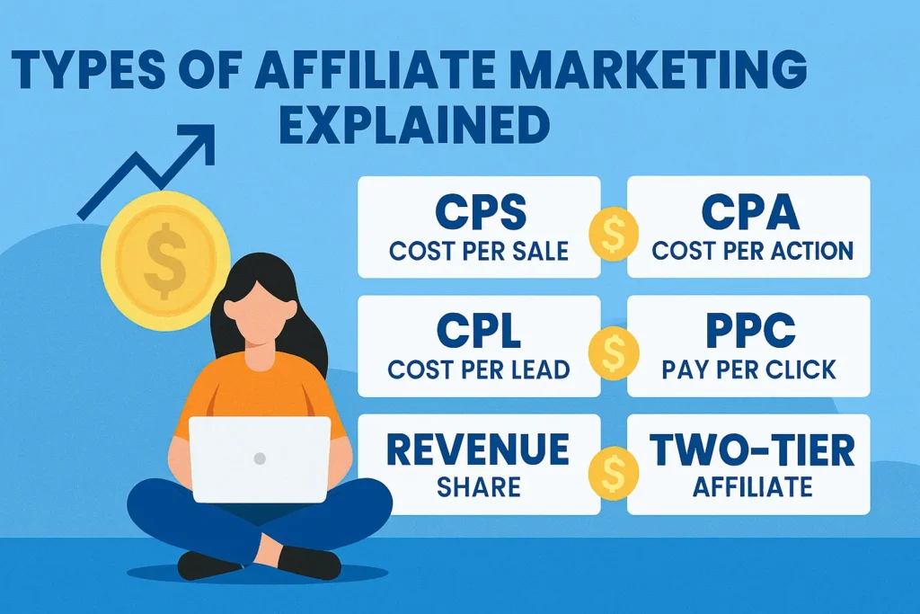 Types of Affiliate Marketing Explained