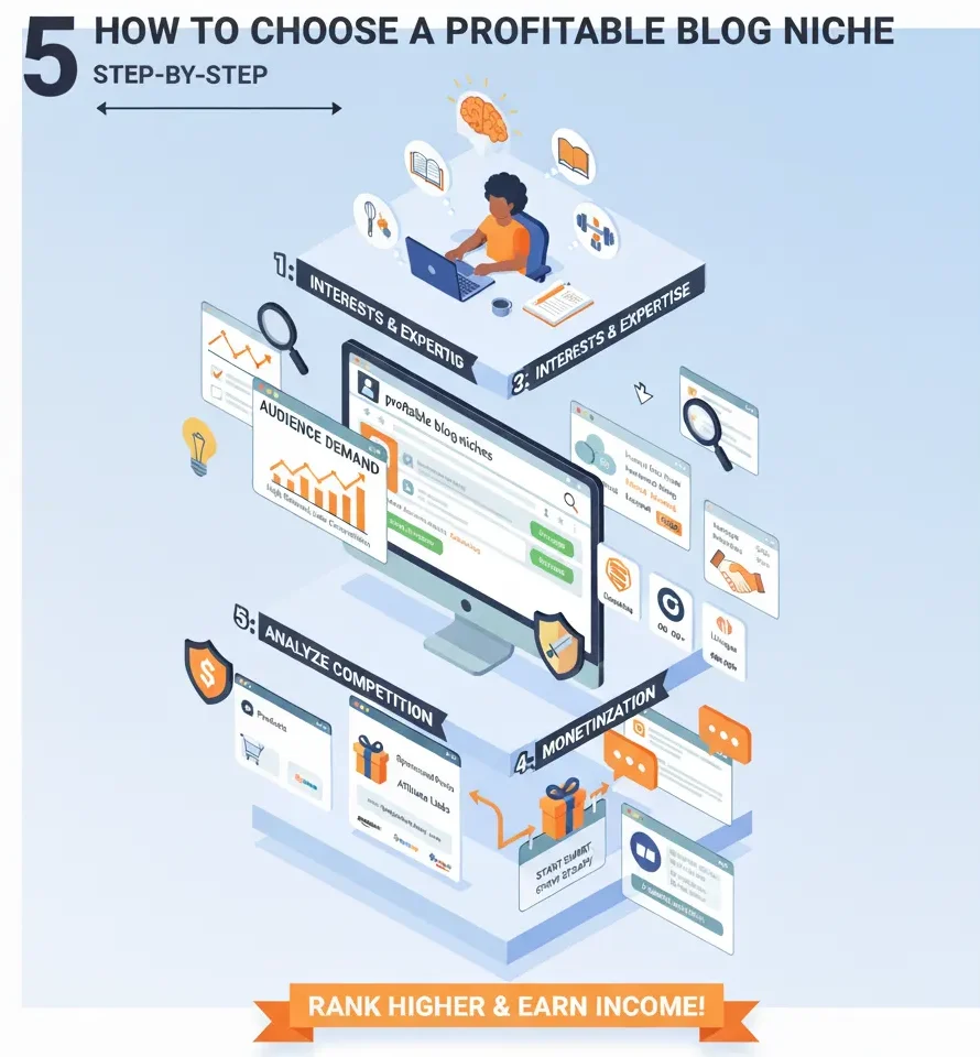 How to Choose a Profitable Blog Niche (Step-by-Step Guide for 2025)